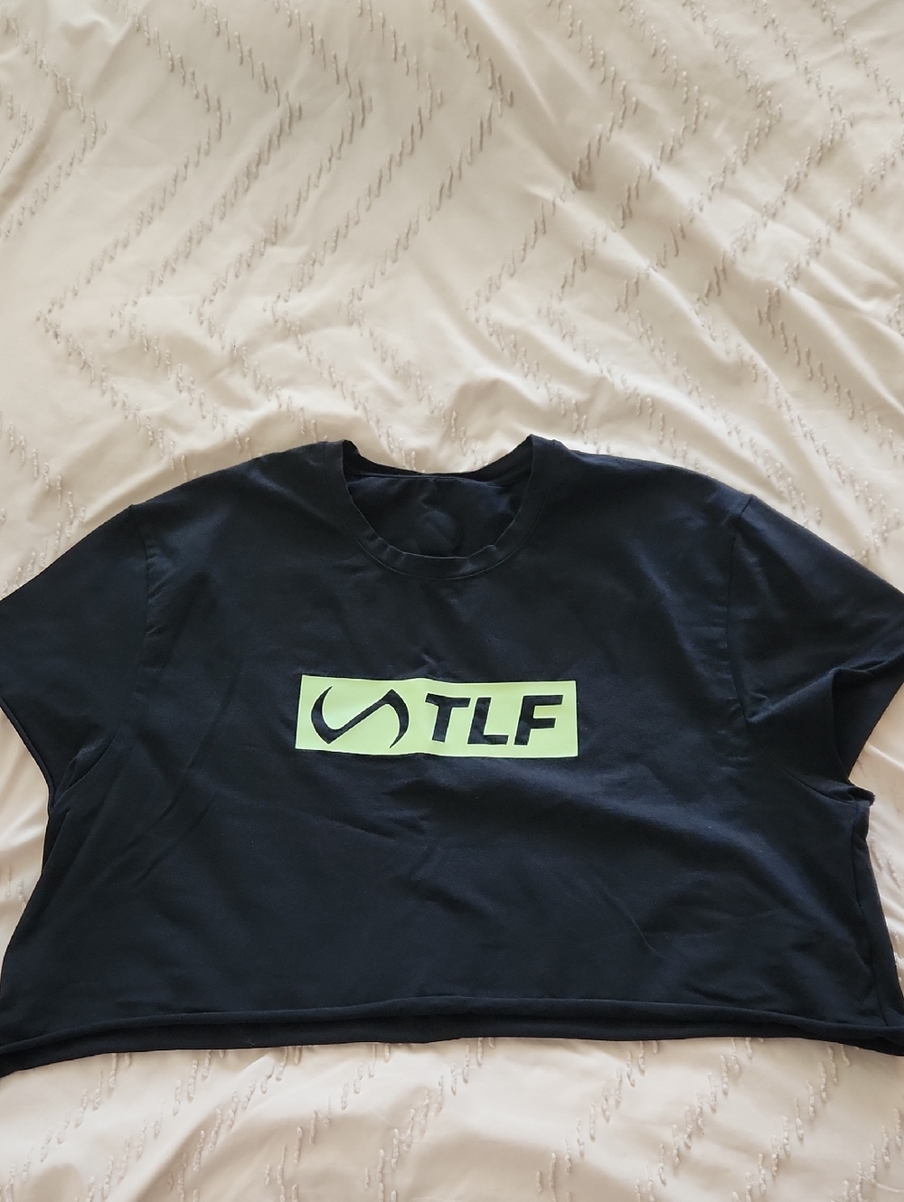 TLF crop tee